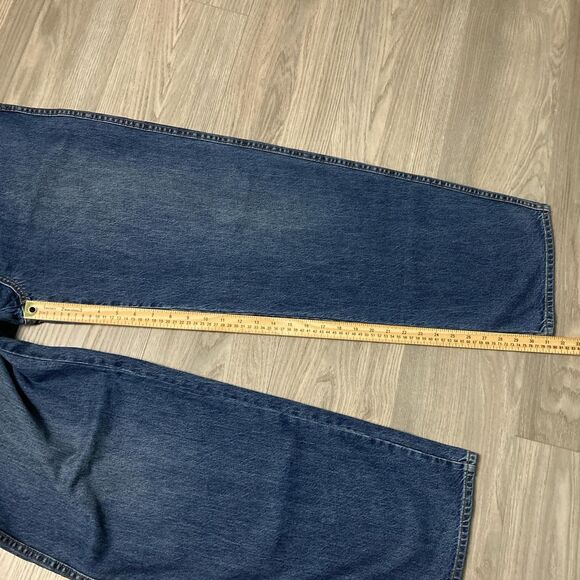 Uniqlo U Baggy Wide Leg Jeans Size 32x32 - Picture 5 of 8